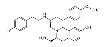 (S)-3-(aminomethyl)-2-((S)-2-((4-chlorophenethyl)amino)-4-(4-methoxyphenyl)butyl)-1,2,3,4-tetrahydroisoquinolin-7-ol CAS:398484-70-3 manufacturer & supplier