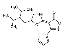 4-[(E)-5-(diisopropylamino-methyl)-oxazolidin-2-ylidene]-3-furan-2-yl-4H-isoxazol-5-one CAS:39849-58-6 manufacturer & supplier