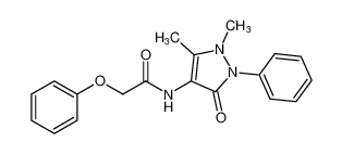 N-(1,5-dimethyl-3-oxo-2-phenyl-2,3-dihydro-1H-pyrazol-4-yl)-2-phenoxyacetamide CAS:3985-34-0 manufacturer & supplier