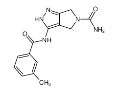 N-{5-aminocarbonyl-4,6-dihydropyrrolo[3,4-c]pyrazol-3-yl}-m-toluic amide CAS:398503-63-4 manufacturer & supplier