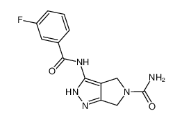 N-{5-aminocarbonyl-4,6-dihydropyrrolo[3,4-c]pyrazol-3-yl}-3-fluorobenzamide CAS:398503-73-6 manufacturer & supplier