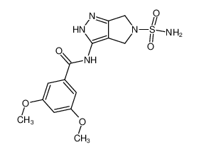 N-{5-aminosulfonyl-4,6-dihydropyrrolo[3,4-c]pyrazol-3-yl}-3,5-dimethoxybenzamide CAS:398505-58-3 manufacturer & supplier