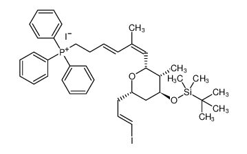 ((3E,5Z)-6-((2R,3S,4S,6S)-4-((tert-butyldimethylsilyl)oxy)-6-((E)-3-iodoallyl)-3-methyltetrahydro-2H-pyran-2-yl)-5-methylhexa-3,5-dien-1-yl)triphenylphosphonium iodide CAS:398517-11-8 manufacturer & supplier