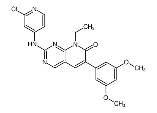 6-(3,5-Dimethoxy-phenyl)-2-(2-chloro-pyridin-4-ylamino)-8-ethyl-8H-pyrido[2,3-d]pyrimidin-7-one CAS:398517-58-3 manufacturer & supplier