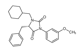 (S)-5-benzyl-1-(cyclohexylmethyl)-3-(3-methoxyphenyl)imidazolidine-2,4-dione CAS:398518-01-9 manufacturer & supplier