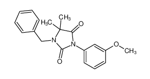 1-benzyl-3-(3-methoxyphenyl)-5,5-dimethylimidazolidine-2,4-dione CAS:398518-21-3 manufacturer & supplier