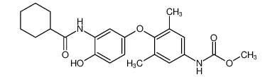 methyl (4-(3-(cyclohexanecarboxamido)-4-hydroxyphenoxy)-3,5-dimethylphenyl)carbamate CAS:398523-77-8 manufacturer & supplier