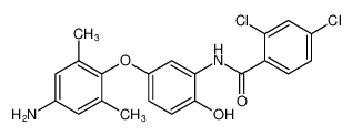 N-(5-(4-amino-2,6-dimethylphenoxy)-2-hydroxyphenyl)-2,4-dichlorobenzamide CAS:398523-81-4 manufacturer & supplier