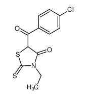 5-(4-chloro-benzoyl)-3-ethyl-2-thioxo-thiazolidin-4-one CAS:39853-16-2 manufacturer & supplier