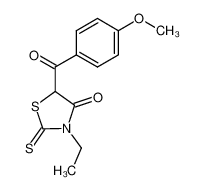 3-ethyl-5-(4-methoxy-benzoyl)-2-thioxo-thiazolidin-4-one CAS:39853-21-9 manufacturer & supplier