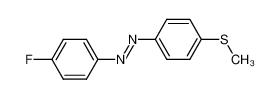 1-(4-fluorophenyl)-2-(4-(methylthio)phenyl)diazene CAS:39873-46-6 manufacturer & supplier