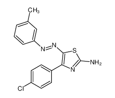 N-[(E)-[4-(4-chlorophenyl)-2-imino-1,3-thiazol-5-ylidene]amino]-3-methylaniline CAS:39874-93-6 manufacturer & supplier