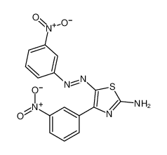 N-[(E)-[2-imino-4-(3-nitrophenyl)-1,3-thiazol-5-ylidene]amino]-3-nitroaniline CAS:39875-05-3 manufacturer & supplier