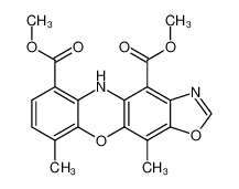 9,11-dimethyl-5H-oxazolo[4,5-b]phenoxazine-4,6-dicarboxylic acid dimethyl ester CAS:3988-15-6 manufacturer & supplier