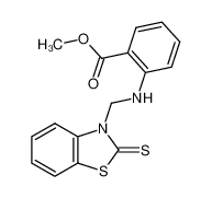 2-[(2-thioxo-benzothiazol-3-ylmethyl)-amino]-benzoic acid methyl ester CAS:39883-87-9 manufacturer & supplier