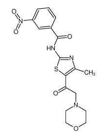 1-[4-methyl-2-(3-nitro-benzoylamino)-thiazol-5-yl]-2-morpholin-4-yl-ethanone CAS:39884-22-5 manufacturer & supplier