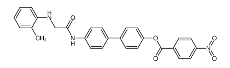 4-Nitro-benzoic acid 4'-(2-o-tolylamino-acetylamino)-biphenyl-4-yl ester CAS:3989-19-3 manufacturer & supplier