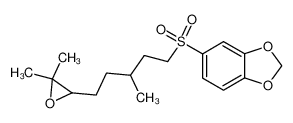 5-[5-(3,3-Dimethyl-oxiranyl)-3-methyl-pentane-1-sulfonyl]-benzo[1,3]dioxole CAS:39892-82-5 manufacturer & supplier