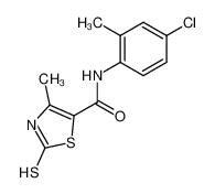 2-Mercapto-4-methyl-thiazole-5-carboxylic acid (4-chloro-2-methyl-phenyl)-amide CAS:39893-75-9 manufacturer & supplier