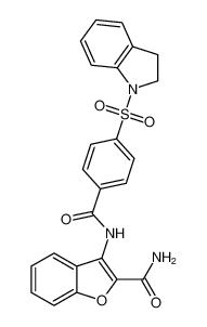 2-Benzofurancarboxamide,3-[[4-[(2,3-dihydro-1H-indol-1-yl)sulfonyl]benzoyl]amino]- CAS:399000-63-6 manufacturer & supplier