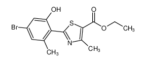 ethyl 2-(4-bromo-2-hydroxy-6-methylphenyl)-4-methylthiazole-5-carboxylate CAS:399017-15-3 manufacturer & supplier