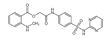 2-oxo-2-((4-(N-(pyrimidin-2-yl)sulfamoyl)phenyl)amino)ethyl 2-(methylamino)benzoate CAS:399017-56-2 manufacturer & supplier