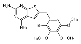 6-(2-bromo-3,4,5-trimethoxybenzyl)thieno[2,3-d]pyrimidine-2,4-diamine CAS:399036-41-0 manufacturer & supplier