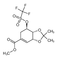 methyl (3R,4S,5R)-3,4-isopropylidenedioxy-5-trifluoromethanesulfonyloxycyclohex-1-ene-1-carboxylate CAS:399036-45-4 manufacturer & supplier