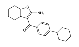 (2-amino-4,5,6,7-tetrahydrobenzo[b]thiophen-3-yl)(4-cyclohexylphenyl)methanone CAS:399043-38-0 manufacturer & supplier