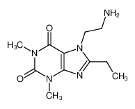 7-(2-amino-ethyl)-8-ethyl-1,3-dimethyl-3,7-dihydro-purine-2,6-dione CAS:39908-20-8 manufacturer & supplier