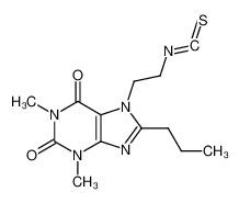 7-(2-isothiocyanato-ethyl)-1,3-dimethyl-8-propyl-3,7-dihydro-purine-2,6-dione CAS:39908-27-5 manufacturer & supplier