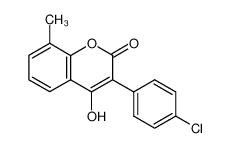 3-(4-chlorophenyl)-4-hydroxy-8-methyl-2H-chromen-2-one CAS:39923-49-4 manufacturer & supplier