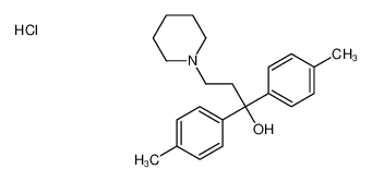 1,1-bis(4-methylphenyl)-3-piperidin-1-ylpropan-1-ol,hydrochloride CAS:39928-63-7 manufacturer & supplier