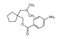 [1-[(dimethylamino)methyl]cyclopentyl]methyl 4-aminobenzoate CAS:39943-33-4 manufacturer & supplier