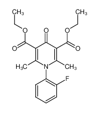 2,6-dimethyl-3,5-dicarboethoxy-N-(2'-fluorophenyl)-4-pyridone CAS:39944-74-6 manufacturer & supplier