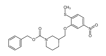 3-(2-Methylsulfanyl-5-nitro-phenoxymethyl)-piperidine-1-carboxylic acid benzyl ester CAS:39945-52-3 manufacturer & supplier