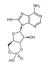 6-amino-9-(O3,O5-hydroxyphosphoryl-β-D-arabinofuranosyl)-7,9-dihydro-purine-8-thione CAS:39947-19-8 manufacturer & supplier