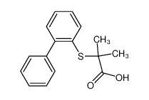 2-(Biphenyl-2-ylthio)-2-methylpropansaeure CAS:39950-17-9 manufacturer & supplier