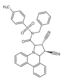 Pyrrolo[1,2-f]phenanthridine-3-carboxamide,1,2-dicyano-1,2,3,12b-tetrahydro-N-[(4-methylphenyl)sulfonyl]-N-(phenylmethyl)-, (1R,2R)-rel- CAS:399528-73-5 manufacturer & supplier