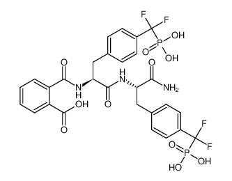 2-(((S)-1-(((S)-1-amino-3-(4-(difluoro(phosphono)methyl)phenyl)-1-oxopropan-2-yl)amino)-3-(4-(difluoro(phosphono)methyl)phenyl)-1-oxopropan-2-yl)carbamoyl)benzoic acid CAS:399550-85-7 manufacturer & supplier