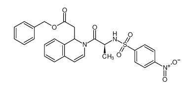 benzyl 2-(2-(((4-nitrophenyl)sulfonyl)-L-alanyl)-1,2-dihydroisoquinolin-1-yl)acetate CAS:399559-11-6 manufacturer & supplier