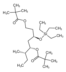 2,2-Dimethyl-propionic acid (1S,3R)-1-((S)-sec-butyl)-5-(2,2-dimethyl-propionyloxy)-3-triethylsilanyloxy-pentyl ester CAS:399565-74-3 manufacturer & supplier