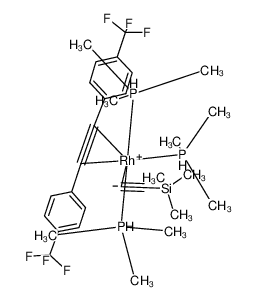 [(PMe3)3Rh(C2-SiMe3)(η2-bis(4-trifluoromethylphenyl)ethyne)] CAS:399565-90-3 manufacturer & supplier