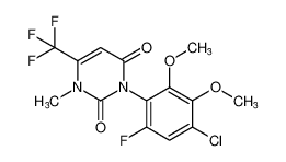 3-(4-chloro-6-fluoro-2,3-dimethoxyphenyl)-1-methyl-6-(trifluoromethyl)pyrimidine-2,4(1H,3H)-dione CAS:399597-43-4 manufacturer & supplier