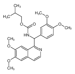 [(6,7-dimethoxy-isoquinolin-1-yl)-(3,4-dimethoxy-phenyl)-methyl]-carbamic acid isobutyl ester CAS:39964-77-7 manufacturer & supplier