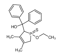 (1-ethoxy-3,4-dimethyl-1-thioxo-2,5-dihydro-1H-1λ5-phosphol-2-yl)-diphenyl-methanol CAS:39997-49-4 manufacturer & supplier