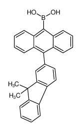 [10-(9,9-dimethylfluoren-2-yl)anthracen-9-yl]boronic acid CAS:400607-35-4 manufacturer & supplier