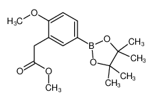 methyl 2-[2-methoxy-5-(4,4,5,5-tetramethyl-1,3,2-dioxaborolan-2-yl)phenyl]acetate CAS:478375-44-9 manufacturer & supplier