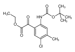 ethyl 2-[2-[(tert-butoxycarbonyl)amino]-5-chloro-4-methylphenyl]-2-oxoacetate CAS:492430-08-7 manufacturer & supplier