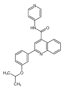 2-(3-isopropoxyphenyl)-N-(pyridin-4-yl)quinoline-4-carboxamide CAS:492432-17-4 manufacturer & supplier